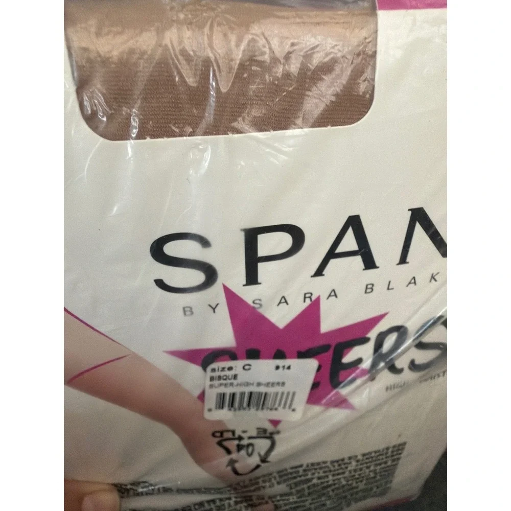 Spanx Super-High‎ Sheers High-Waist Tights Bisque Beige Size C